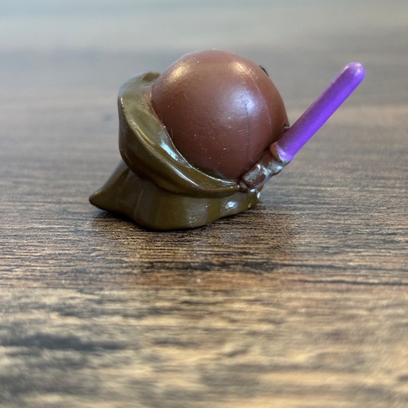 ANGRY BIRDS Star Wars 2 MACE WINDU Mini Telepod Toy Figure QR CODE Cake Topper - Picture 4 of 6